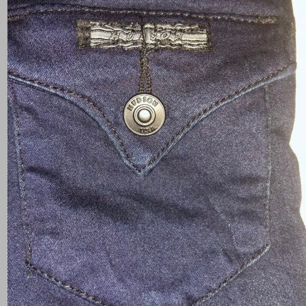 Hudson Girls Dark Denim Bermuda Shorts Size 4